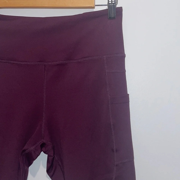 Zyia Active Plum Capris - Picture 2 of 4